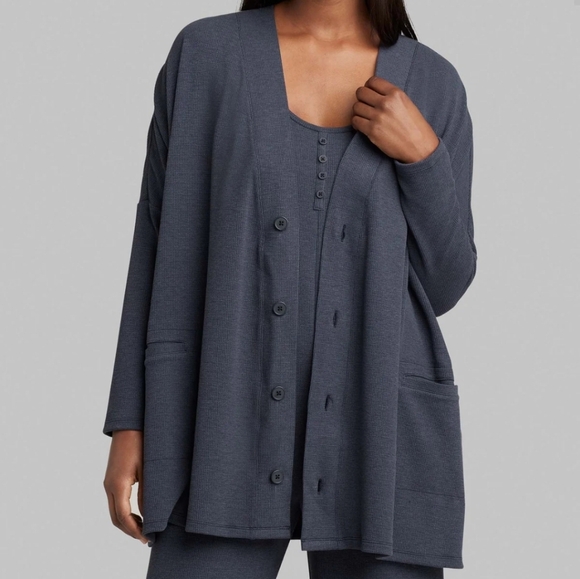 Tommy John Sweaters - NWT Tommy John Zen Waffle Long Line Cardigan Size Small